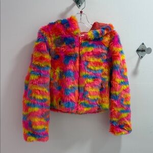 Women’s Colorful Crop Hoodie Jacket